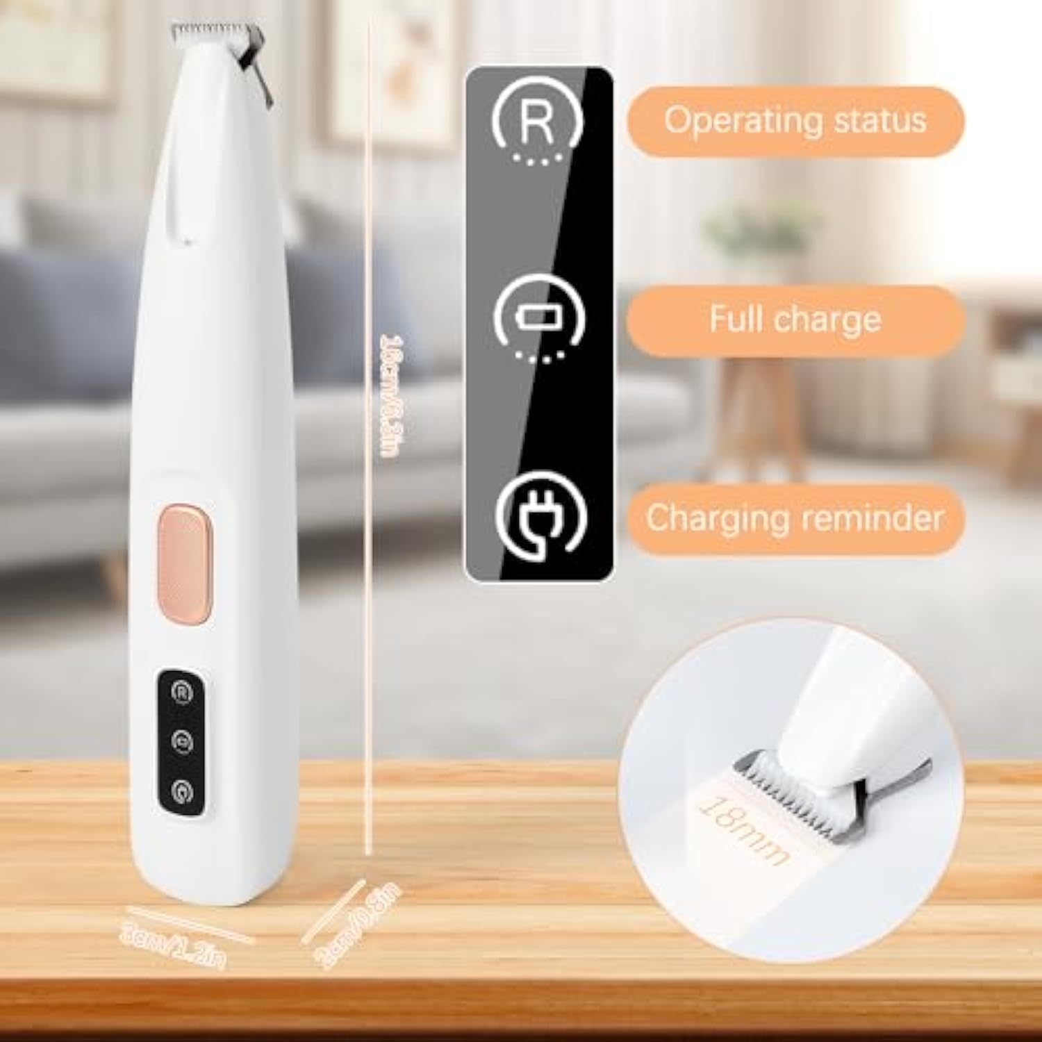SmartPetTrimmer™ Stille Oplaadbare Huisdiertrimmer met LED - Voor Honden & Katten