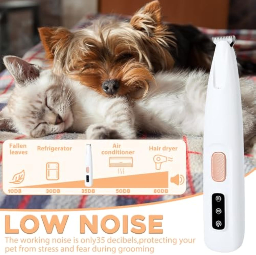 SmartPetTrimmer™ Stille Oplaadbare Huisdiertrimmer met LED - Voor Honden & Katten